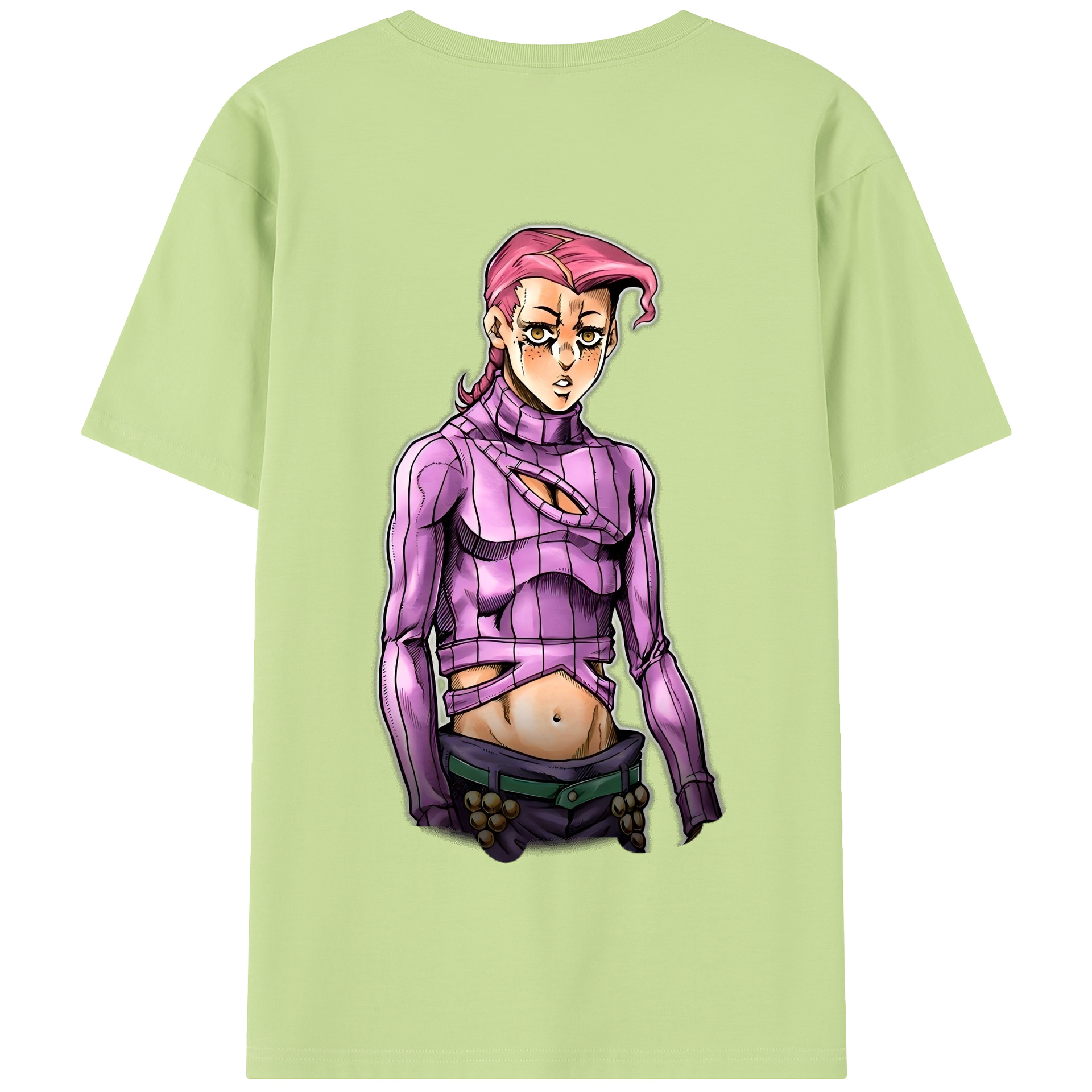 （画像用） ジョジョの奇妙な冒険 ビネガー?ドッピオ JoJo's Bizarre Adventure Vinegar Doppio 綿100％半袖Tシャツ（背面プリント）